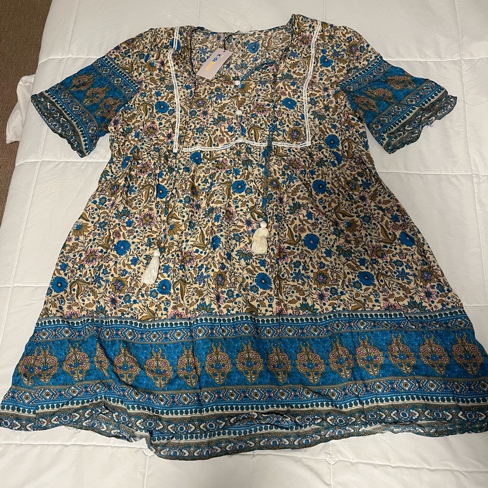 NWT Kidforms Boho Mini Dress